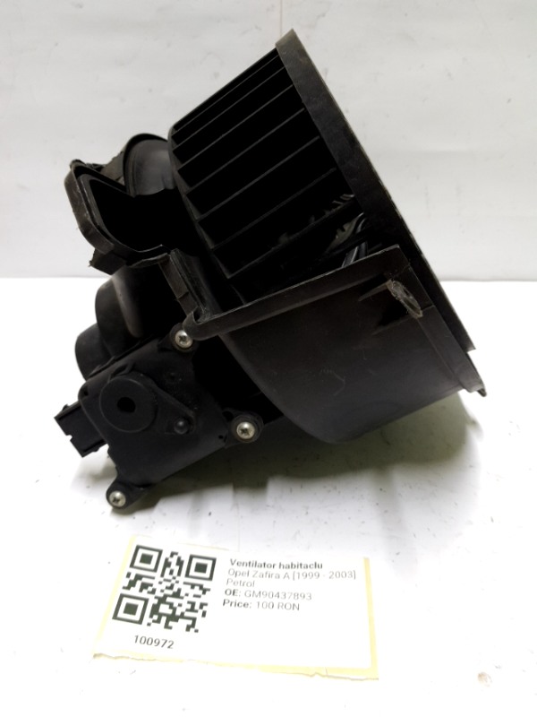 Ventilator habitaclu - Opel Zafira A [1999 - 2003] Minivan 5-doors 1.6 MT (100 hp)