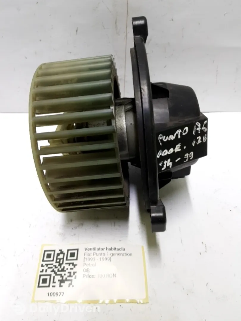 Ventilator habitaclu - Fiat Punto 1 generation [1993 - 1999] Hatchback 1.2 MT (60 hp)