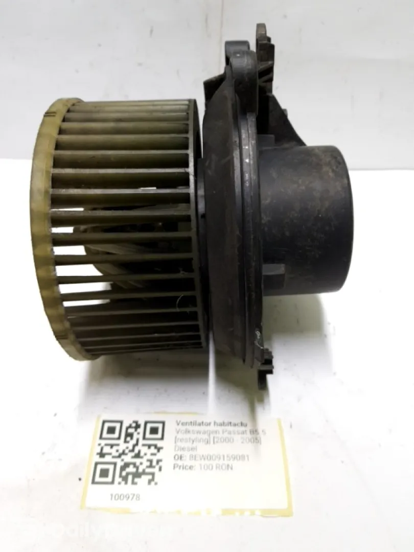 Ventilator habitaclu - Volkswagen Passat B5.5 [restyling] [2000 - 2005]