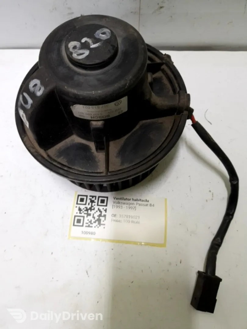 Ventilator habitaclu - Volkswagen Passat B4 [1993 - 1997] Sedan 1.8 MT (75 hp)