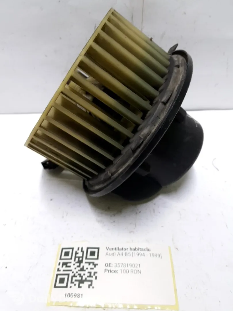 Ventilator habitaclu - Audi A4 B5 [1994 - 1999] Sedan 1.6 MT (101 hp)