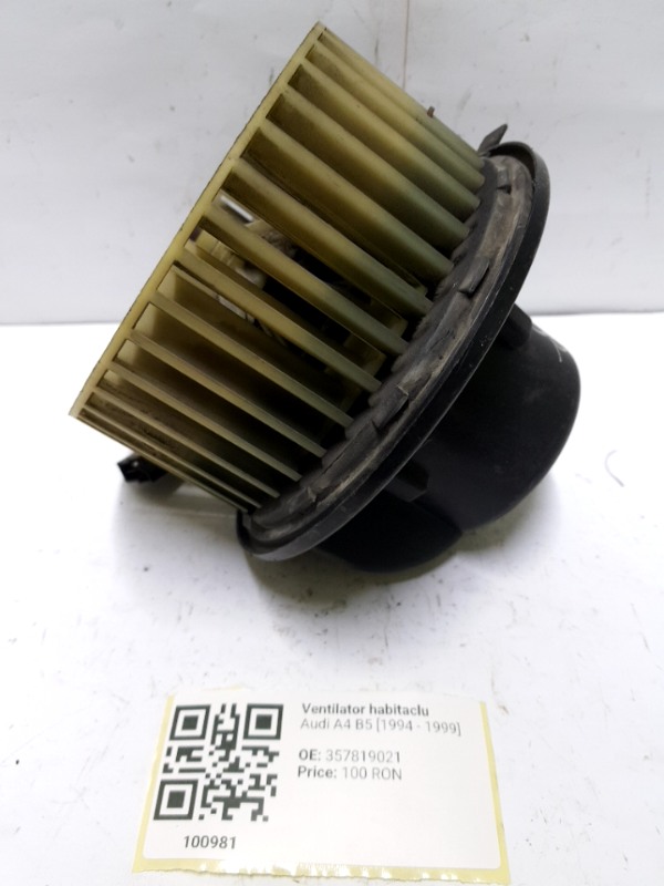 Ventilator habitaclu - Audi A4 B5 [1994 - 1999] Sedan 1.6 MT (101 hp)
