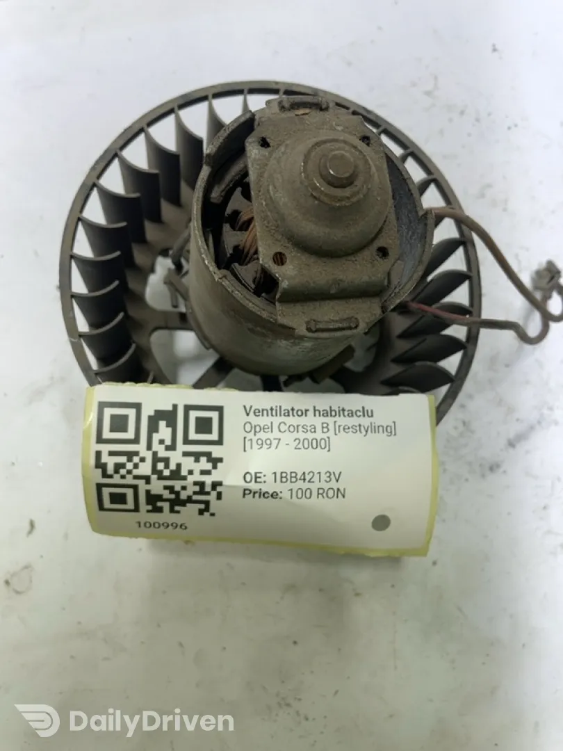 Ventilator habitaclu - Opel Corsa B [restyling] [1997 - 2000] Hatchback 5-doors 1.2 MT (65 hp)