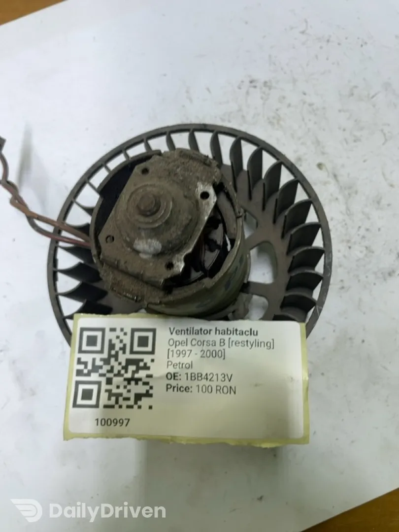 Ventilator habitaclu - Opel Corsa B [restyling] [1997 - 2000] Hatchback 5-doors 1.2 MT (65 hp)