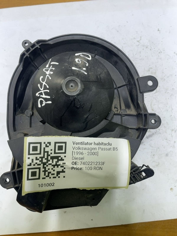 Ventilator habitaclu - Volkswagen Passat B5 [1996 - 2000] Sedan 4-doors 1.9 TDI MT (115 hp)