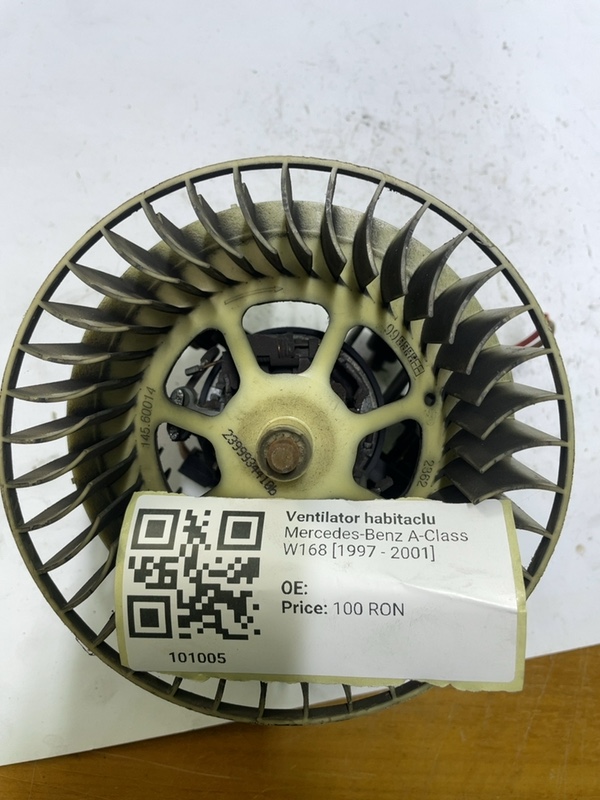 Ventilator habitaclu - Mercedes-Benz A-Class W168 [1997 - 2001] Hatchback 5-doors 1.4 MT (82 hp)
