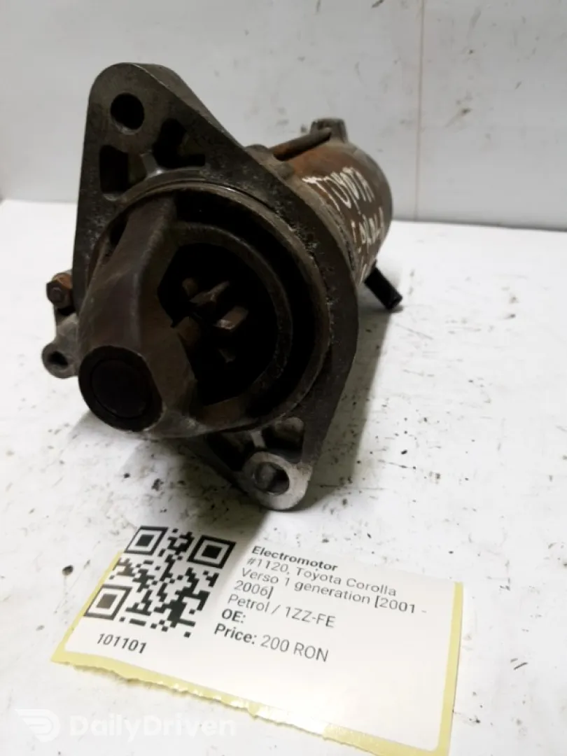 Electromotor - Toyota Corolla Verso 1 generation [2001 - 2006] Minivan 1.8 MT (129 hp)