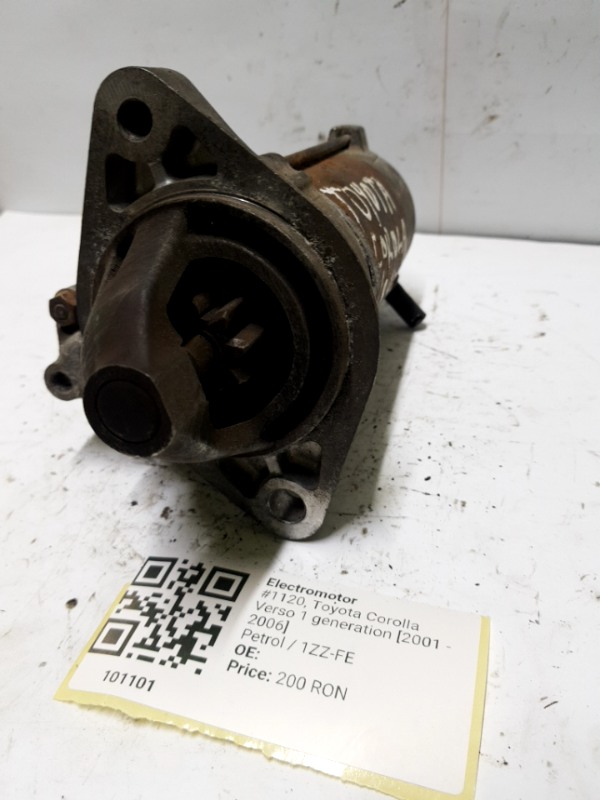Electromotor - Toyota Corolla Verso 1 generation [2001 - 2006] Minivan 1.8 MT (129 hp)
