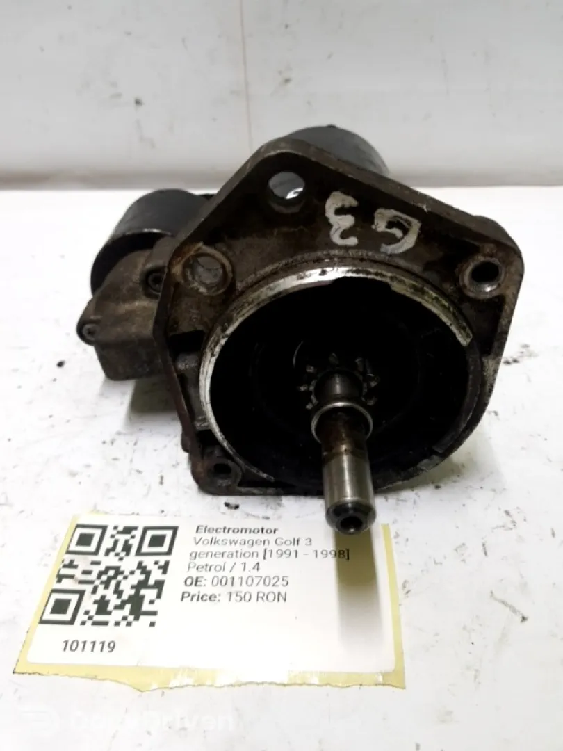 Electromotor - Volkswagen Golf 3 generation [1991 - 1998] Hatchback 3-doors 1.4 4MT (60 hp)
