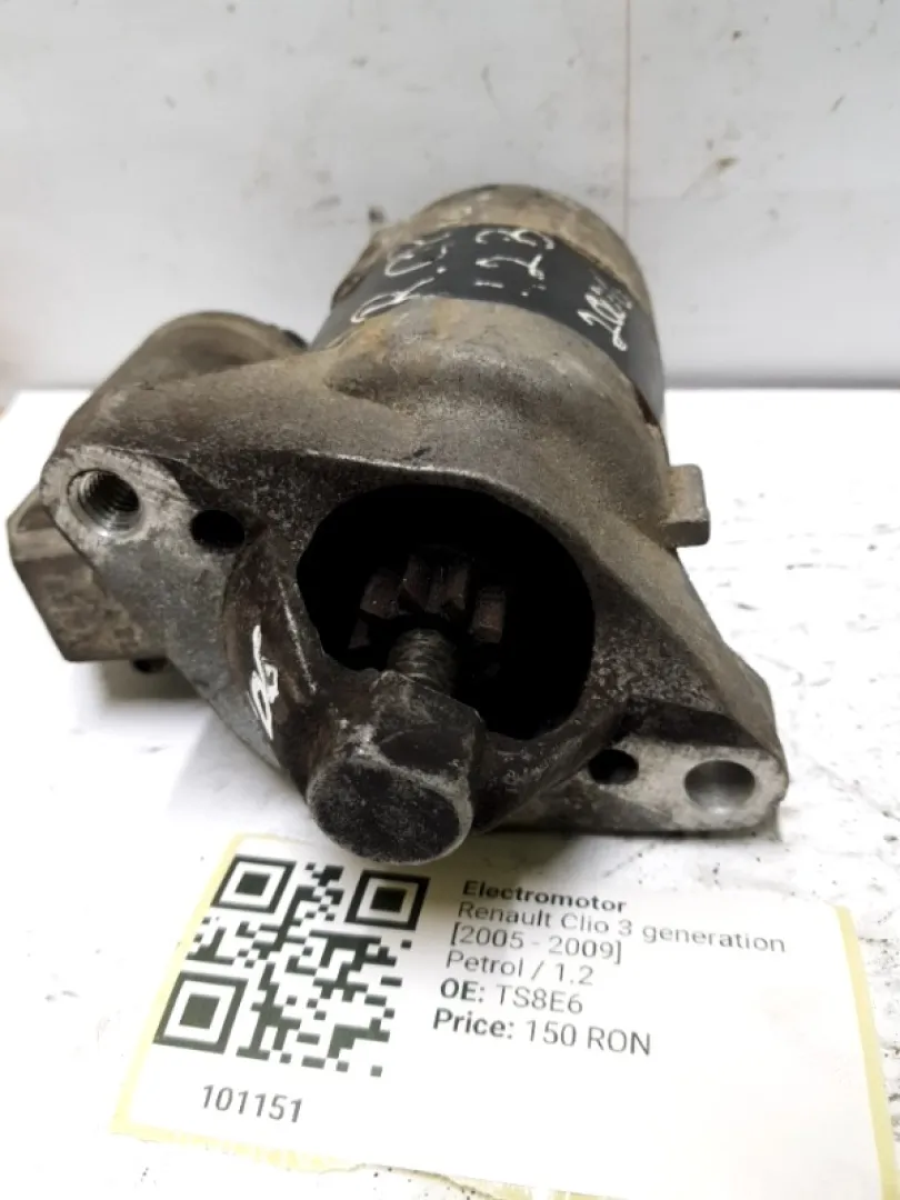 Electromotor - Renault Clio 3 generation [2005 - 2009] Hatchback 3-doors 1.2 MT (65 hp)
