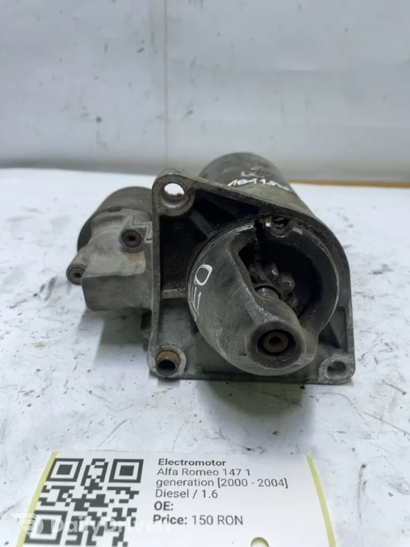 Electromotor - Alfa Romeo 147 1 generation [2000 - 2004] Hatchback 3-doors 1.6 MT (120 hp)