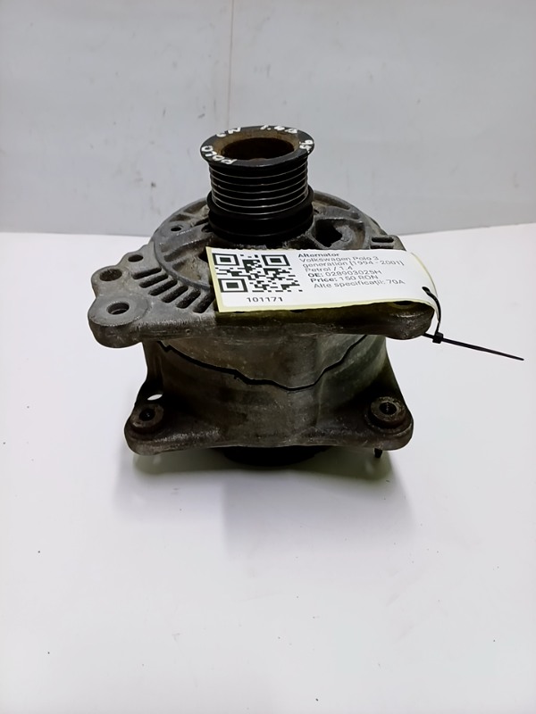 Alternator - Alte specificații: 70A - Volkswagen Polo 3 generation [1994 - 2001] Hatchback 5-doors 1.4 MT (75 hp)