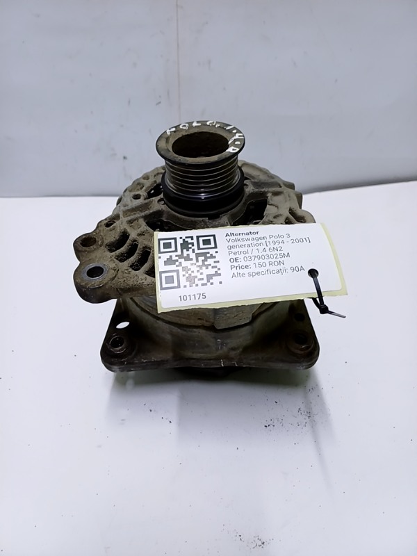 Alternator - Alte specificații: 90A - Volkswagen Polo 3 generation [restyling] [2000 - 2002] Hatchback 5-doors 1.4 16V MT (75 hp)