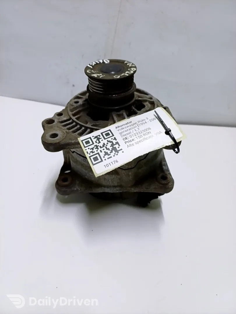 Alternator - Alte specificații: 90A - Volkswagen Polo 3 generation [1994 - 2001] wagon 5 doors 1.7 MT (57 hp)