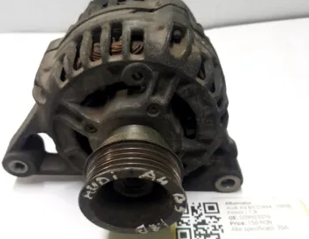 Alternator - Alte specificații: 70A - Audi A4 B5 [1994 - 1999] Sedan 1.8 MT (125 hp)