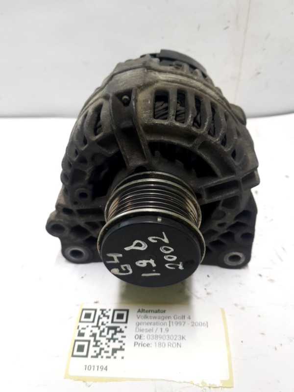 Alternator - Volkswagen Golf 4 generation [1997 - 2006] Hatchback 5-doors 1.9 TDI MT (90 hp)