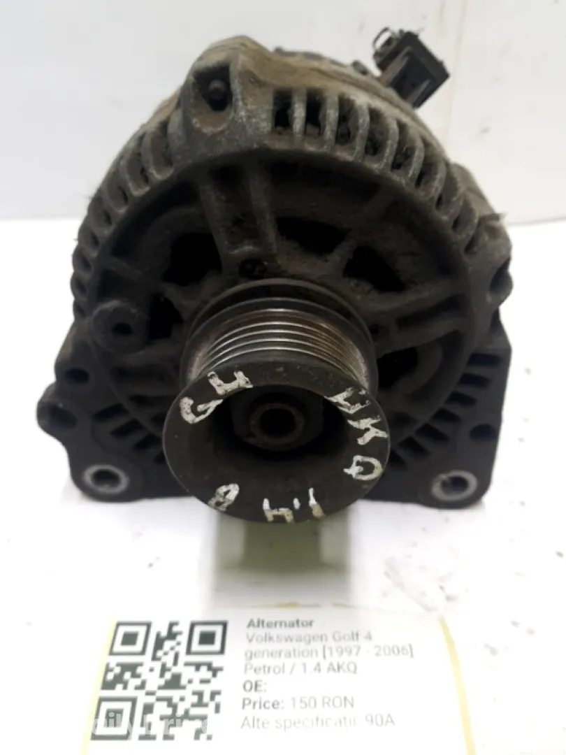 Alternator - Alte specificații: 90A - Volkswagen Golf 4 generation [1997 - 2006] Hatchback 5-doors 1.4 MT (75 hp)
