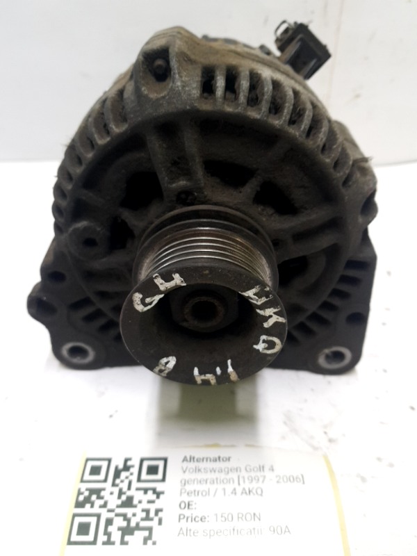Alternator - Alte specificații: 90A - Volkswagen Golf 4 generation [1997 - 2006] Hatchback 5-doors 1.4 MT (75 hp)