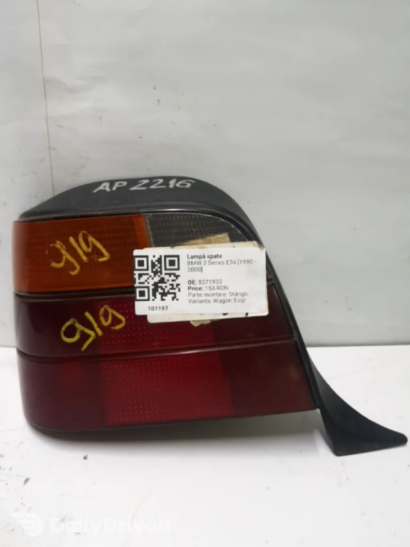 Lampă spate - Parte montare: Stânga, Varianta: Wagon 5 uși - BMW 3 Series E36 [1990 - 2000]