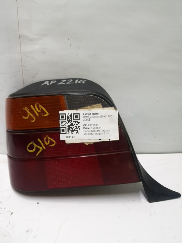 Lampă spate - Parte montare: Stânga, Varianta: Wagon 5 uși - BMW 3 Series E36 [1990 - 2000]