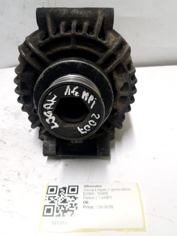 Alternator - Dacia Logan 1 generation [2004 - 2008] Sedan 1.6 MT (90 hp)