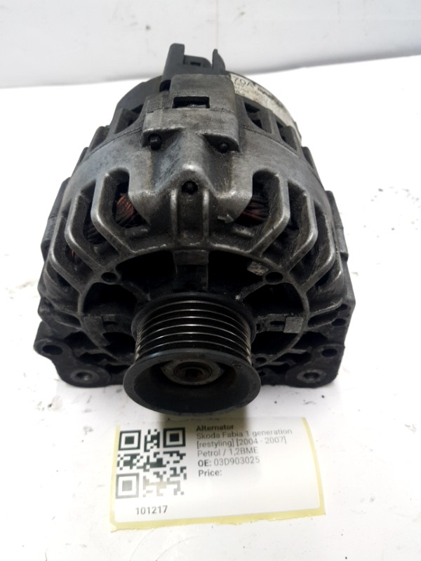 Alternator - Skoda Fabia 1 generation [restyling] [2004 - 2007] Hatchback 5 doors 1.2 MT (64 hp)