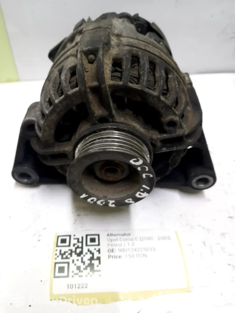 Alternator - Opel Corsa C [2000 - 2003] Hatchback 3-doors 1.0 MT (58 hp)