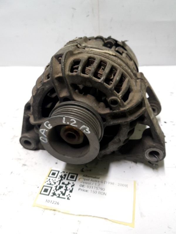 Alternator - Opel Astra G [1998 - 2009] Hatchback 3-doors 1.2 MT (75 hp)