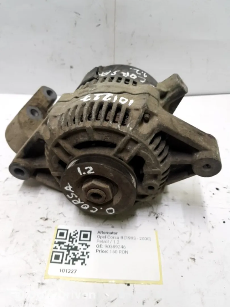 Alternator - Opel Corsa B [1993 - 2000] Hatchback 3-doors 1.2i MT (45 hp)