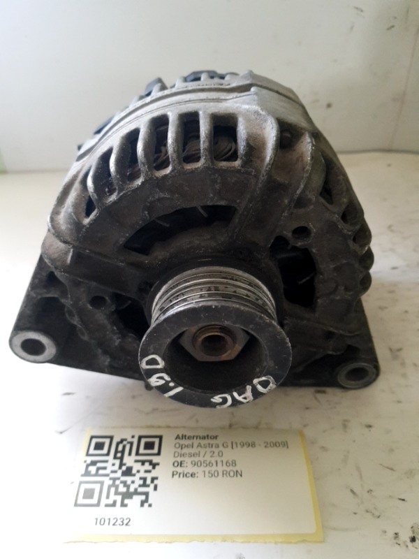 Alternator - Opel Astra G [1998 - 2009] Hatchback 5-doors 2.0 DI MT (82 hp)