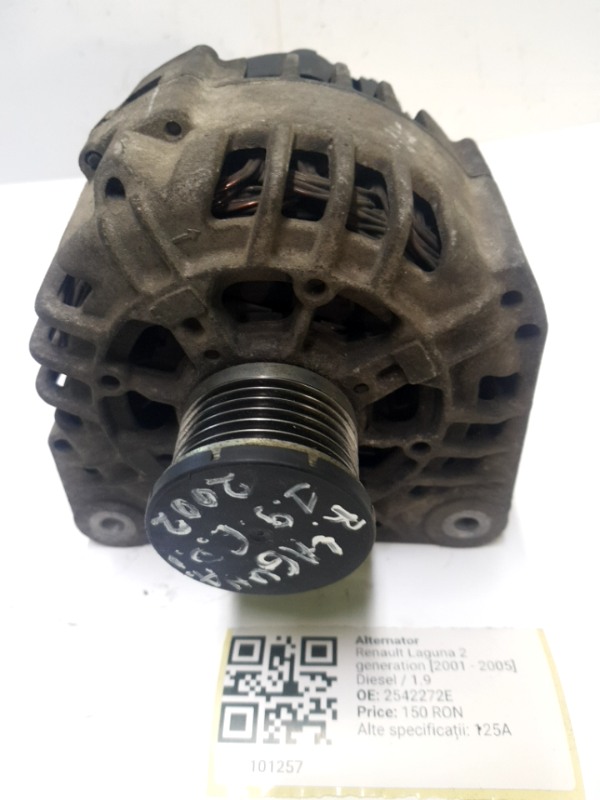 Alternator - Alte specificații: 125A - Renault Laguna 2 generation [2001 - 2005] Liftback 1.9 DCi MT (107 hp)