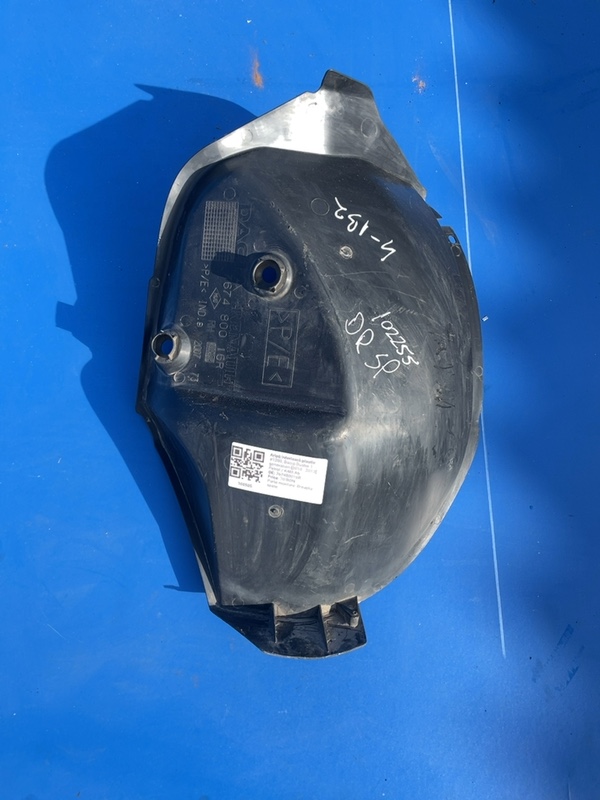 Aripă interioară plastic - Parte montare: Dreapta spate - Dacia Duster 1 generation [2010 - 2013] SUV 5-doors 1.6 MT (105 hp)