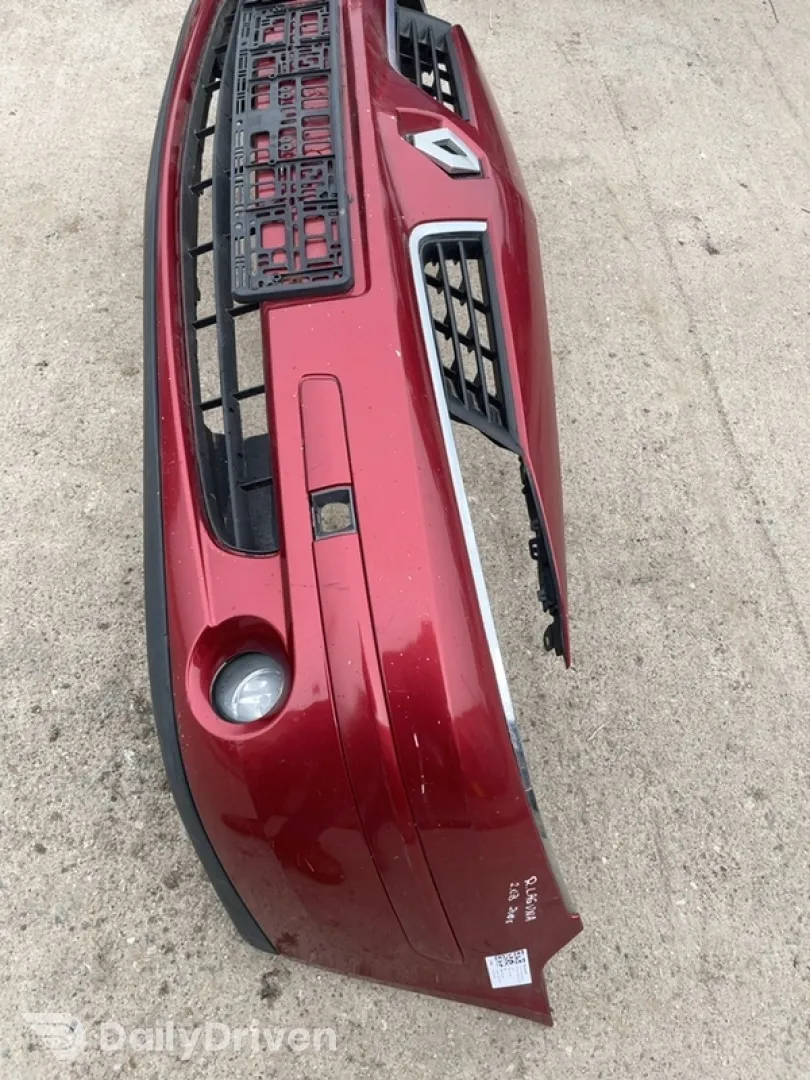 Bară protecție  - Culoare: Vișiniu, Parte montare: Față - Renault Laguna 2 generation [restyling] [2005 - 2007] Liftback 2.0 MT (135 hp)