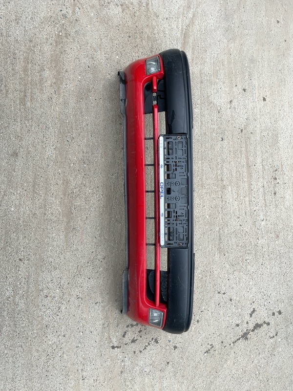 Bară protecție  - Culoare: Roșu, Parte montare: Față, Alte specificații: Cu proiector - Opel Astra F [1991 - 1994] wagon