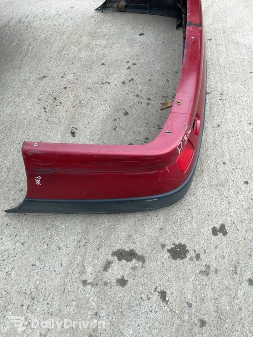 Bară protecție - Culoare: Roșu, Parte montare: Spate - Peugeot 306 1 generation [restyling] [1997 - 2002] wagon