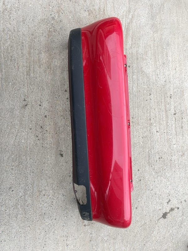 Bară protecție  - Culoare: Roșu, Parte montare: Spate - Volkswagen Polo 3 generation [1994 - 2001] wagon 5 doors
