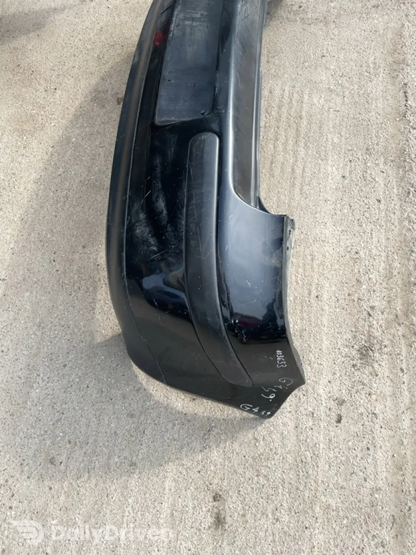 Bară protecție - Culoare: Negru, Parte montare: Spate - Volkswagen Golf 4 generation [1997 - 2006] Hatchback 5-doors