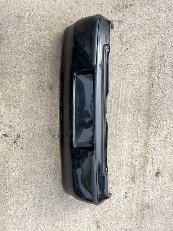Bară protecție  - Culoare: Negru, Parte montare: Spate - Volkswagen Polo 3 generation [restyling] [2000 - 2002] Hatchback 5-doors