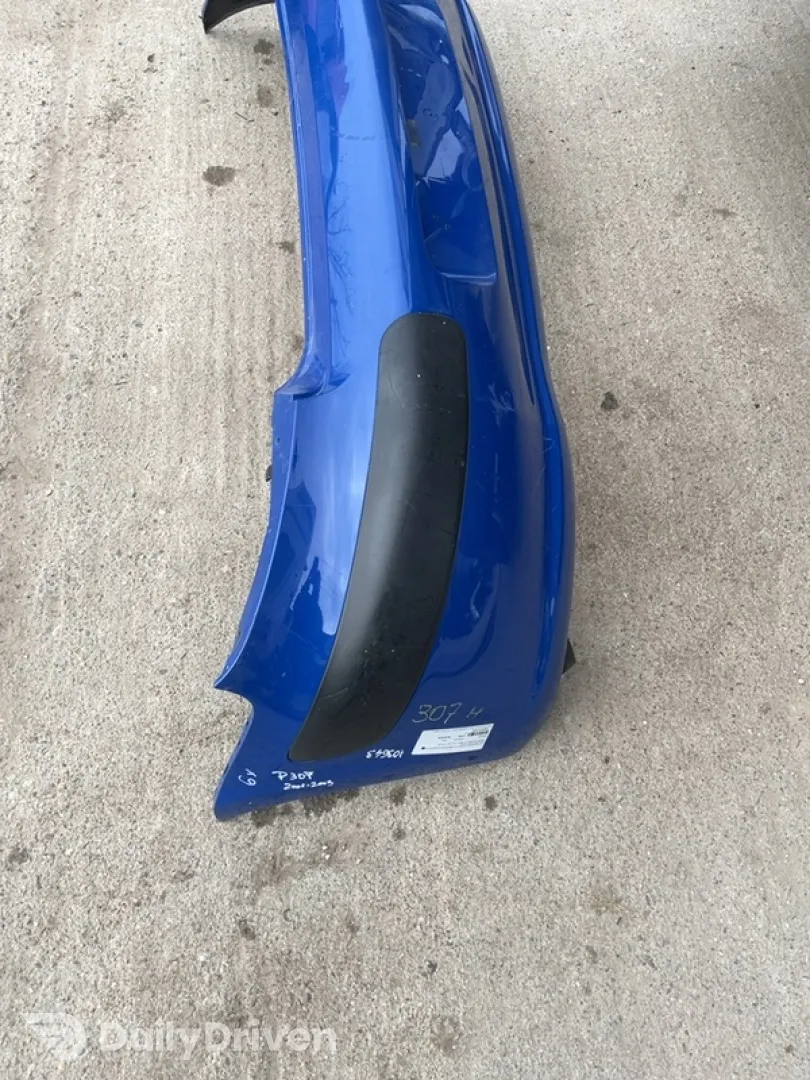 Bară protecție  - Culoare: Albastru, Parte montare: Spate - Peugeot 307 1 generation [2001 - 2005] Hatchback 5-doors