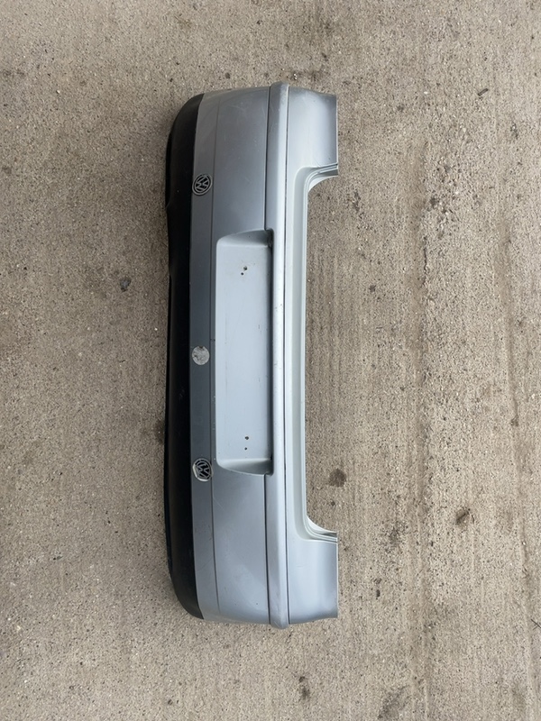 Bară protecție - Culoare: Gri, Parte montare: Spate - Volkswagen Polo 4 generation [restyling] [2005 - 2009] Hatchback 5-doors