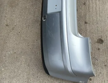 Bară protecție - Culoare: Gri, Parte montare: Spate - Volkswagen Polo 4 generation [restyling] [2005 - 2009] Hatchback 5-doors