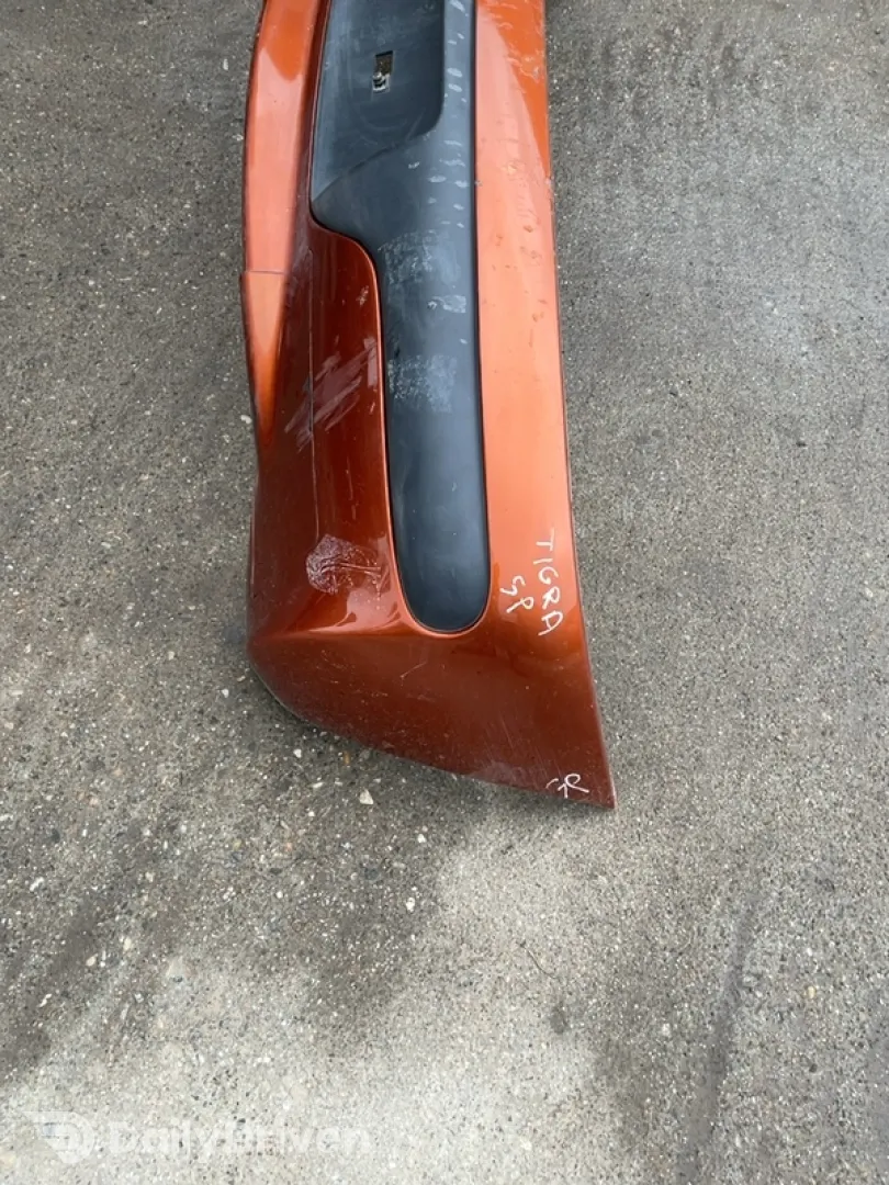 Bară protecție  - Culoare: Portocaliu, Parte montare: Spate - Opel Tigra 1 generation [1994 - 2000] Coupe