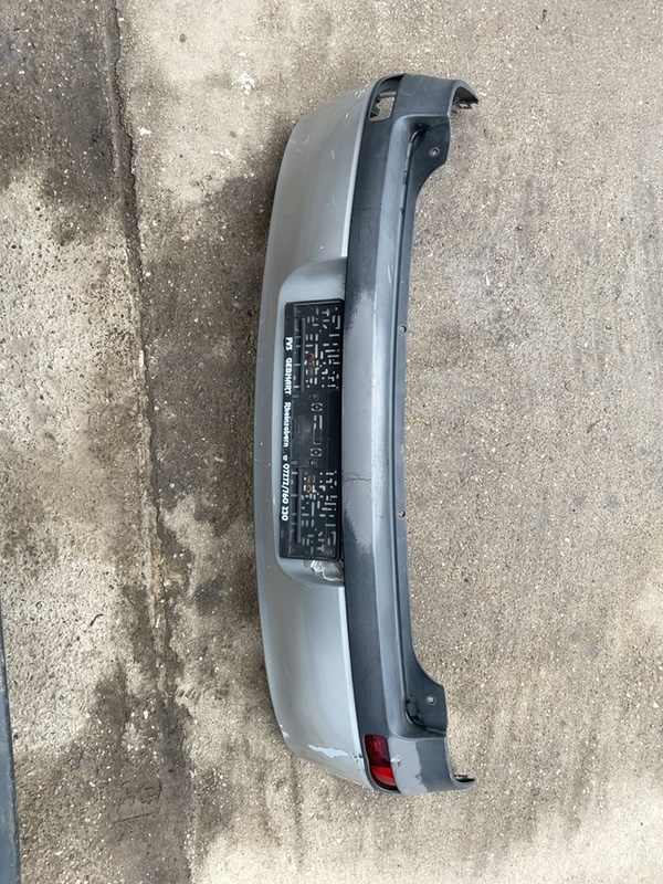 Bară protecție  - Culoare: Gri, Parte montare: Spate - Opel Corsa C [2000 - 2003] Hatchback 3-doors