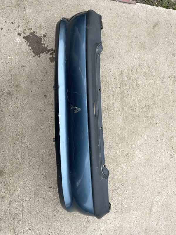 Bară protecție  - Culoare: Albastru, Parte montare: Spate - Opel Vectra B [1995 - 1999] Sedan 4-doors
