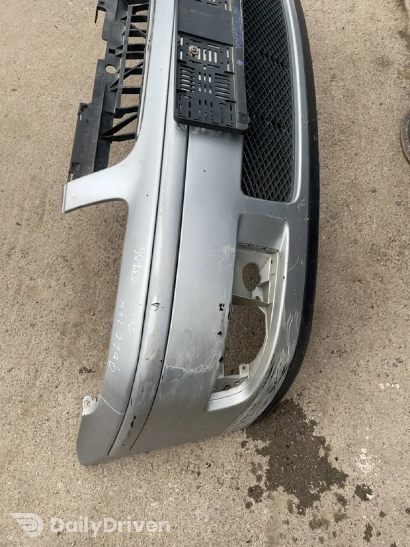 Bară protecție - Culoare: Gri, Parte montare: Față - Volkswagen Polo 3 generation [restyling] [2000 - 2002]
