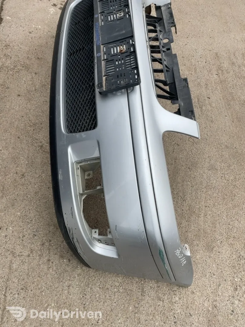 Bară protecție - Culoare: Gri, Parte montare: Față - Volkswagen Polo 3 generation [restyling] [2000 - 2002]