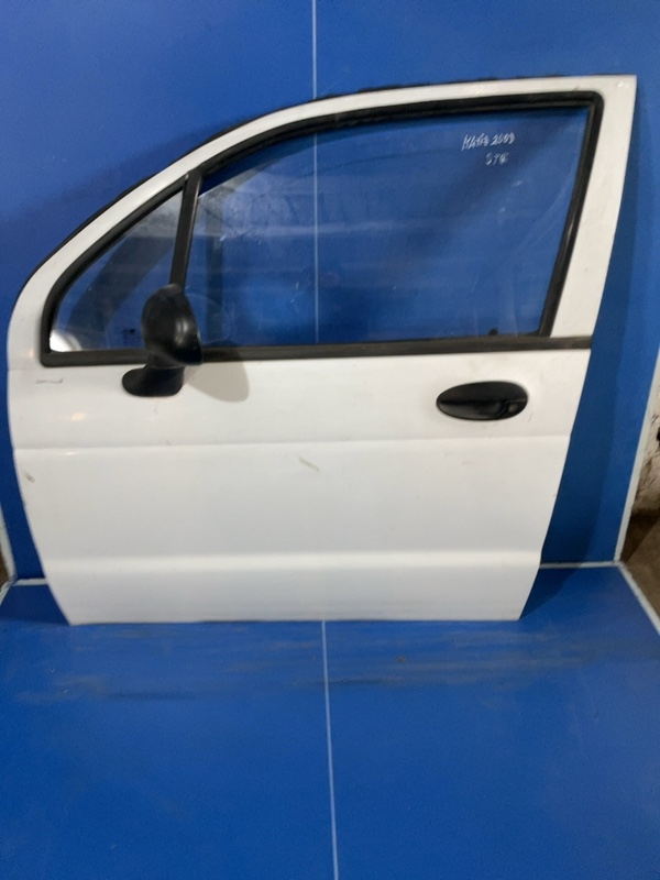 Ușă față - Culoare: Alb, Parte montare: Stânga față - Daewoo Matiz 2 generation [2005 - 2009]