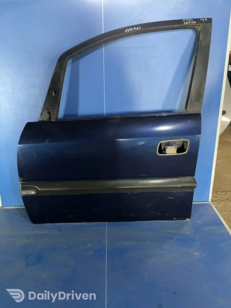 Ușă față - Culoare: Albastru, Parte montare: Stânga față - Opel Zafira A [1999 - 2003]