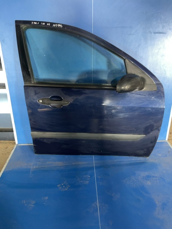 Ușă față - Culoare: Albastru, Parte montare: Dreapta față - Ford Focus 1 generation [1998 - 2004]