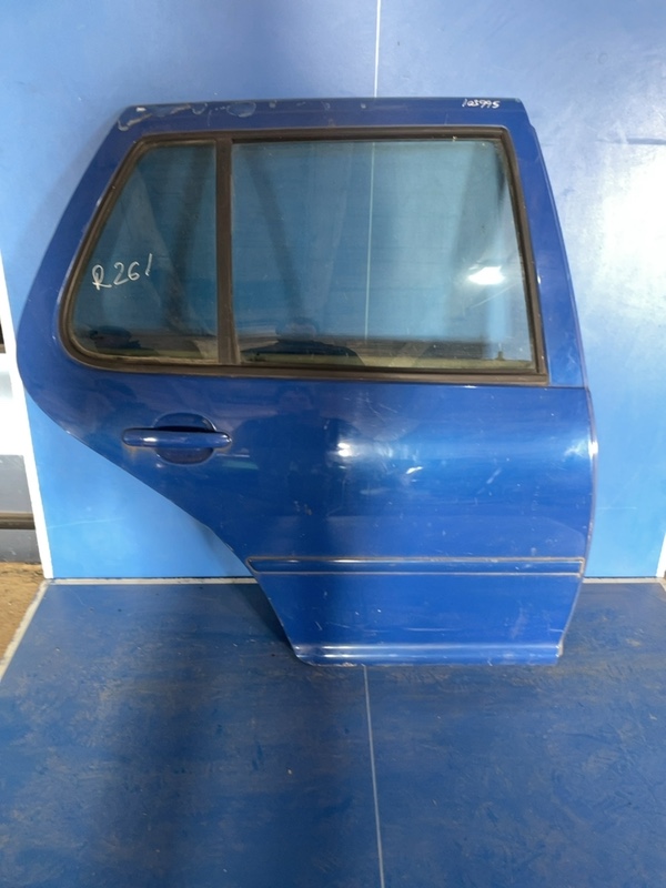 Ușă spate - Culoare: Albastru, Parte montare: Dreapta spate, Varianta: Hatchback - Volkswagen Golf 4 generation [1997 - 2006] Hatchback 5-doors